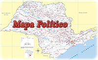 Mapa politico São Paulo