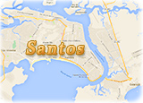 Mapa Santos SP